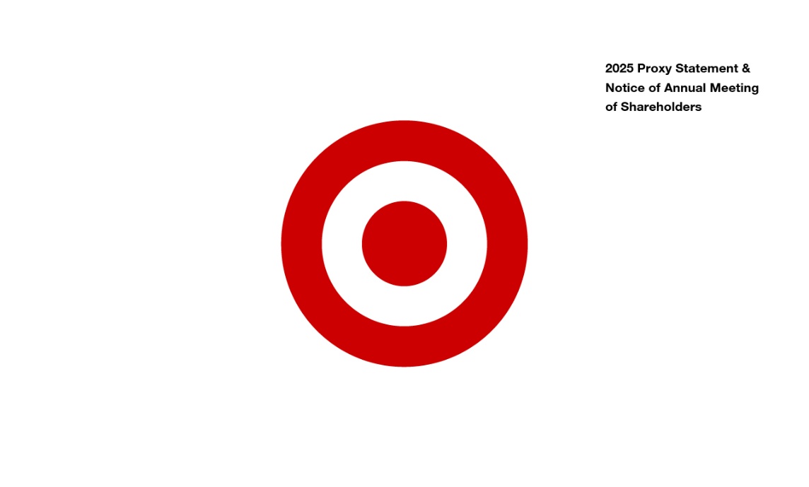 The cover of Target's 2025 Proxy Statement.