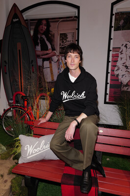 Samuel Hine celebrates the Woolrich x Target collaboration in NYC