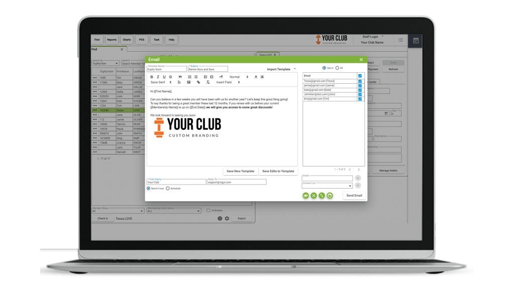 VIGYR Gym Management Software - Email Marketing 1