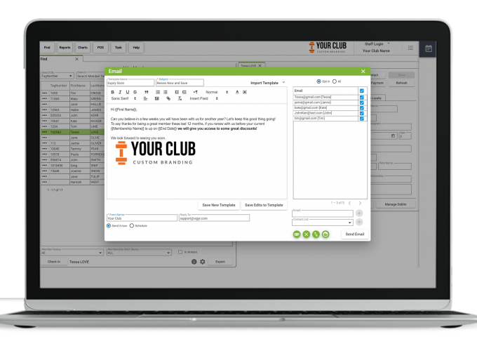 VIGYR Gym Management Software - Email Marketing 1