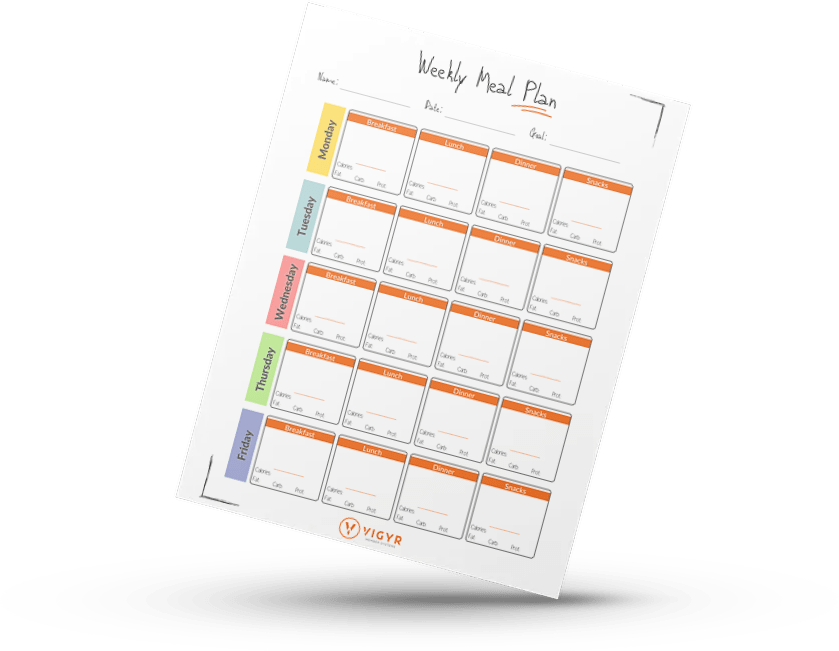 Free Gym Meal Plan Template