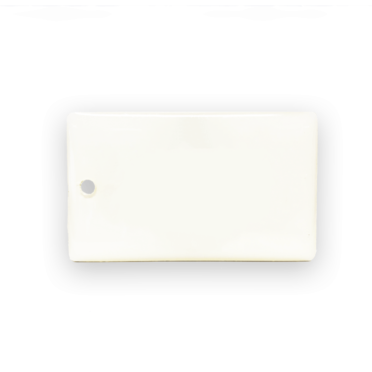 Gym Epoxy Tag White