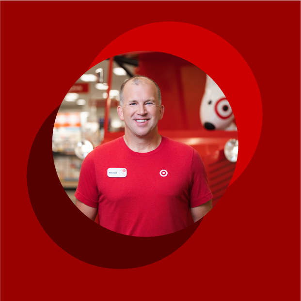 A red banner with a photo of Michael Fiddelke.