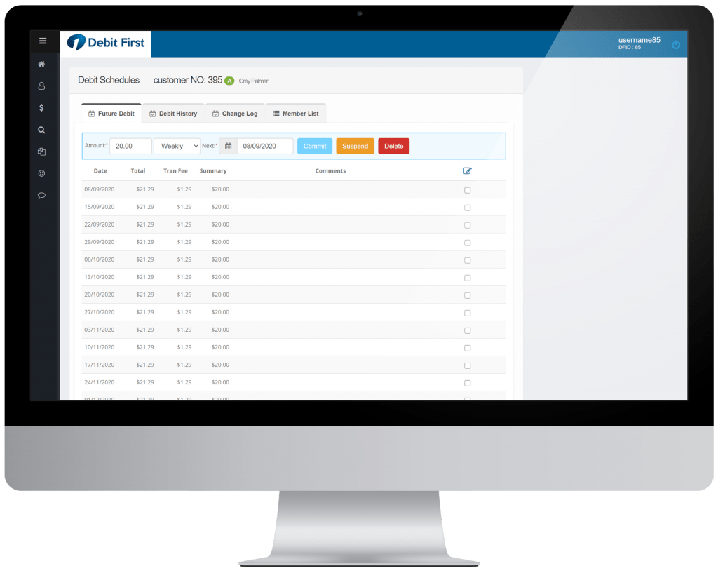 Personal Trainer Software Payment Scheduling