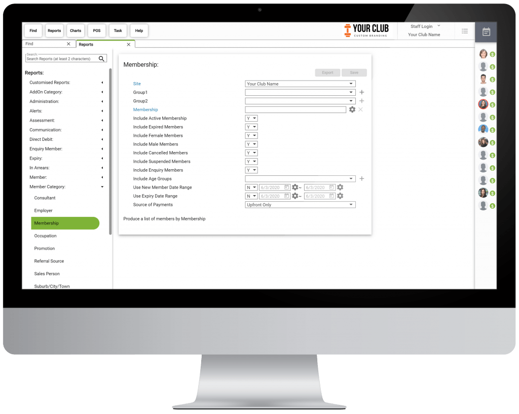 VIGYR Gym Management Software - Reporting Big 1